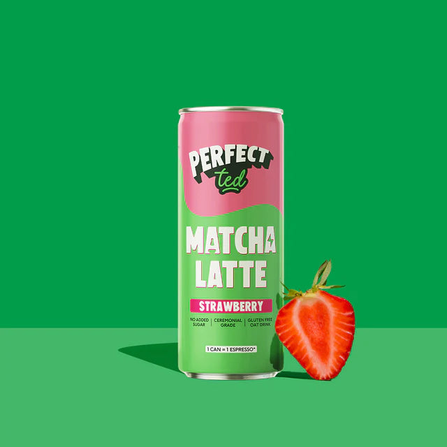 Matcha Latte z okusom jagode