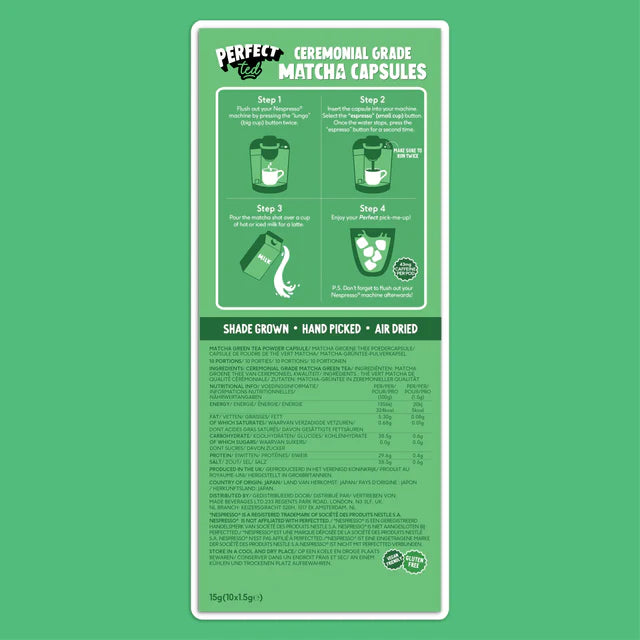 Original Matcha Nespresso® Compatible 10 Pods