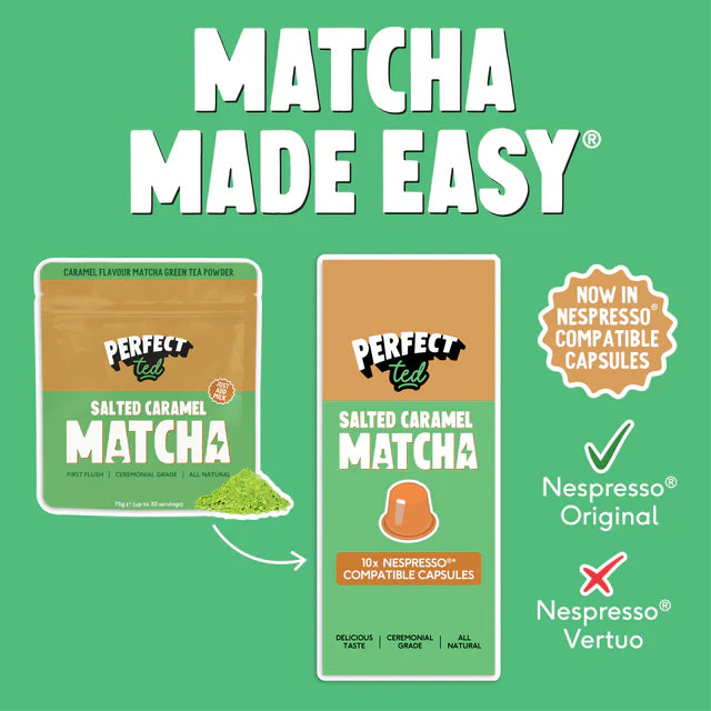 Matcha Nespresso kapsule SLANA KARAMELA