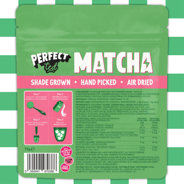 Matcha prah SOČNA JAGODA 75g