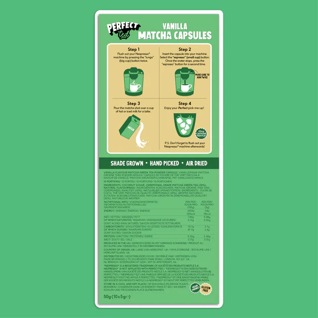 Matcha Nespresso kapsule VANILIJA