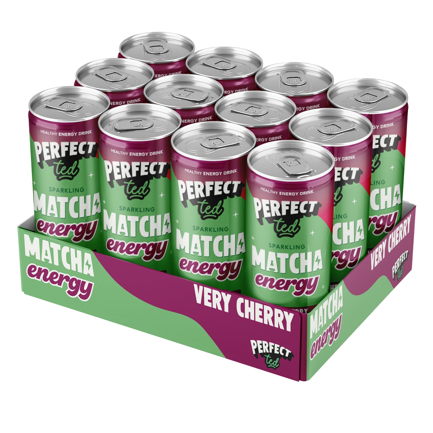 PerfectTed Matcha Energy Very Cherry