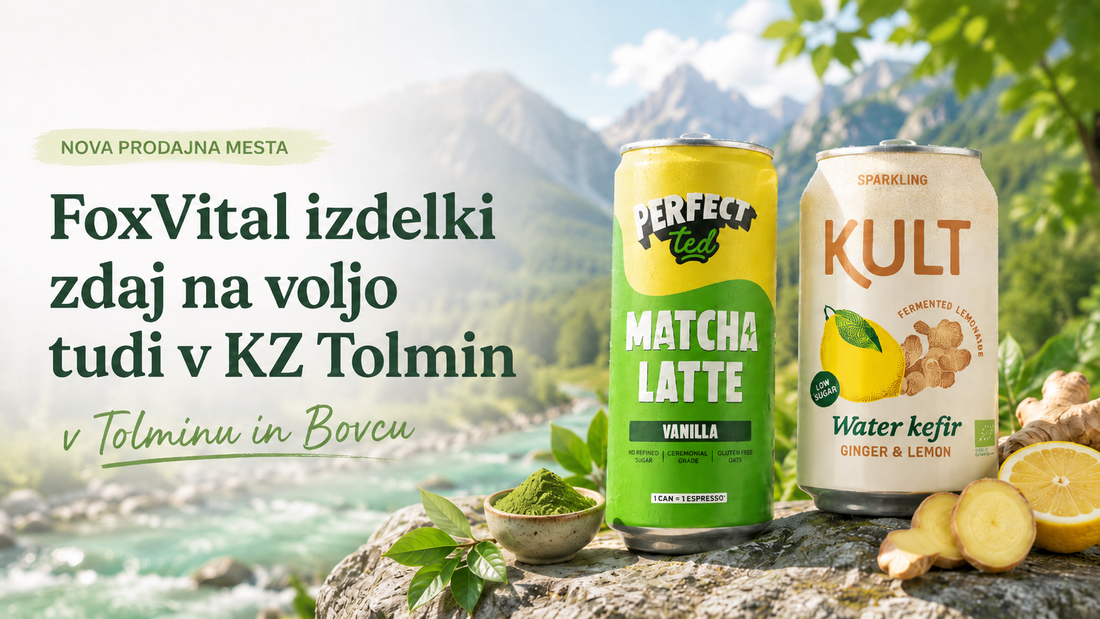 FoxVital izdelki zdaj na voljo tudi v KZ Tolmin – v Tolminu in Bovcu
