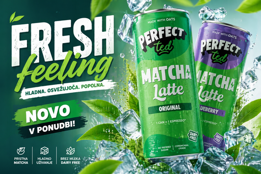 Predstavljamo dva nova okusa: Blueberry in Original Oat Matcha Latte
