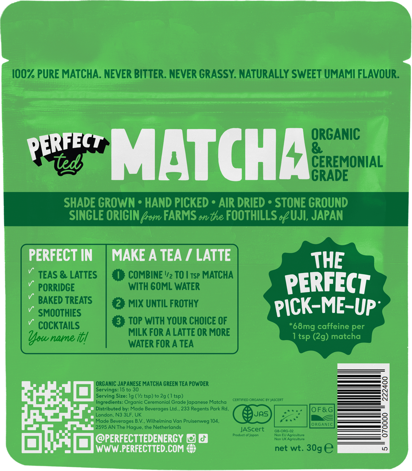 Ceremonialni Matcha čaj v prahu