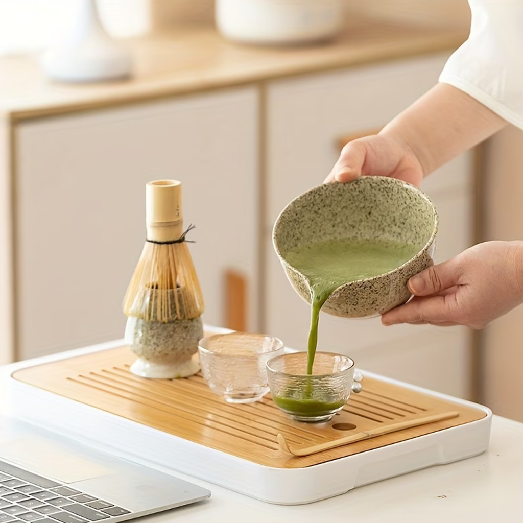 Japanese matcha tea set – 4-piece ceramic set