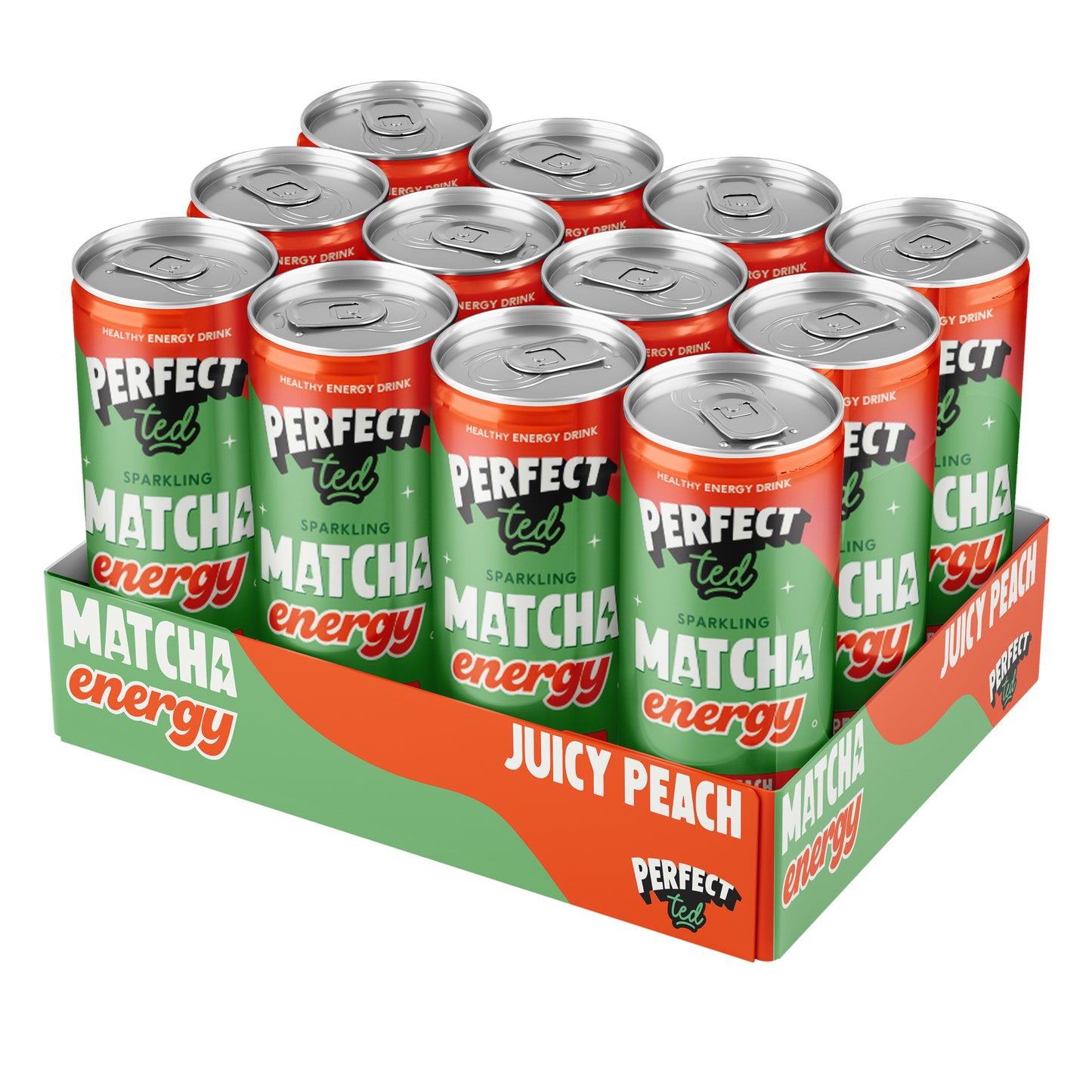 PerfectTed Matcha Energy Juicy Peach