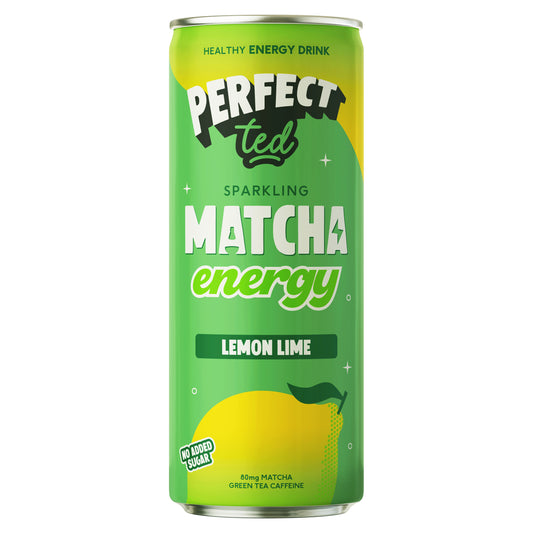 PerfectTed Matcha Energy Lemon Lime – Matcha energijska pijača z okusom limone in limete