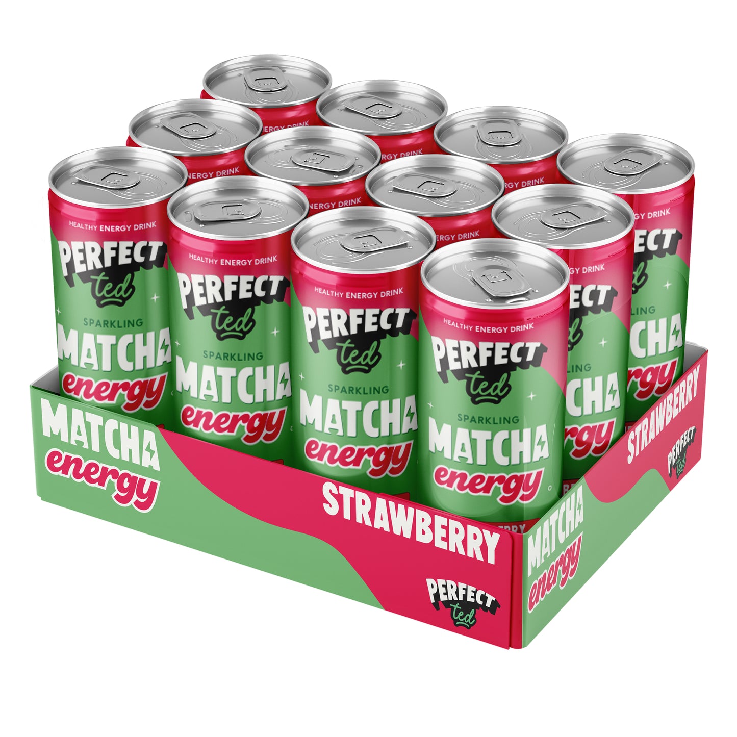 PerfectTed Matcha Energy Strawberry
