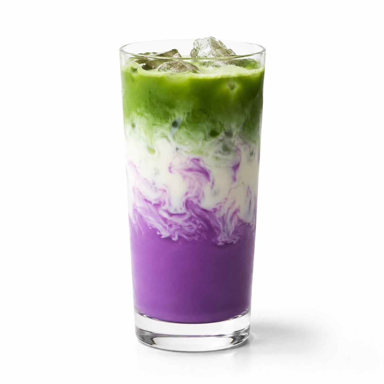 Ube in Matcha – vijolično-zelena kombinacija