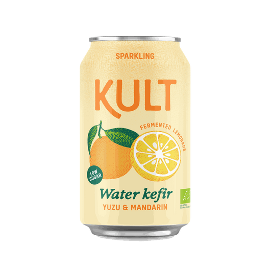 Kult Water Kefir, Yuzu & Mandarin, 330 ml