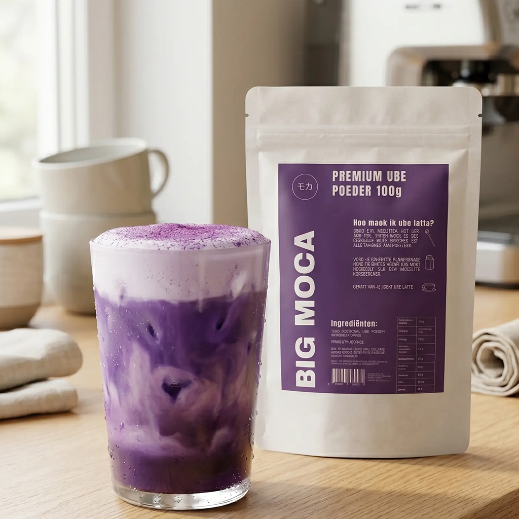 Big Moca Ube Powder 100 g | Premium prah vijoličnega jama